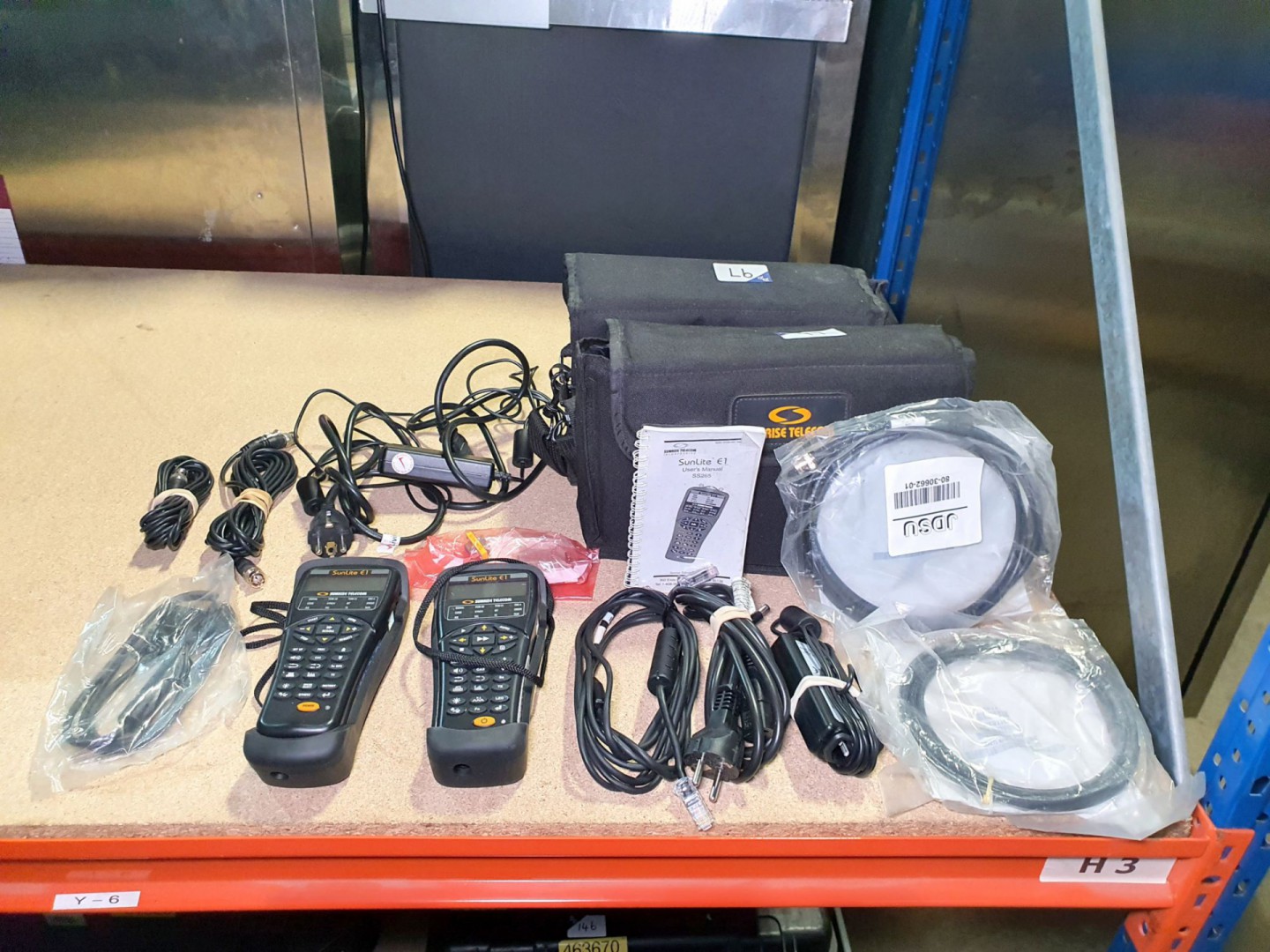 2x Sunrise Telecom Sunlite E1 test sets in carry c...