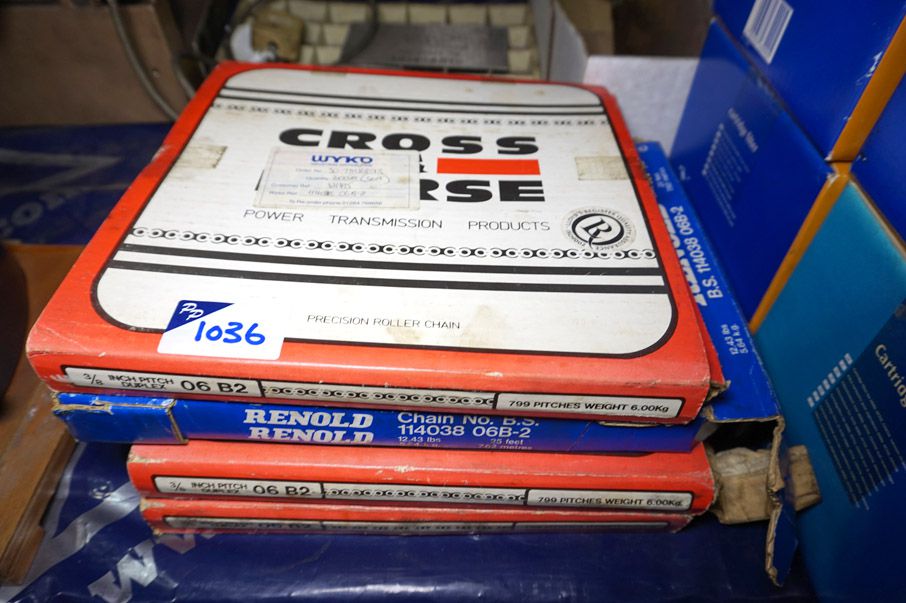 Various precision roller chains (boxed) - Lot Loca...