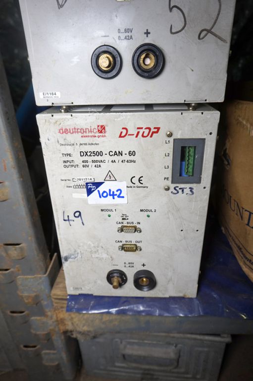 Devtronic DX2500-CAN-60 power supply - Lot Located...