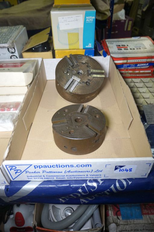 2x Pratt Burnerd 3 jaw chucks, 165mm, 200mm - Lot...