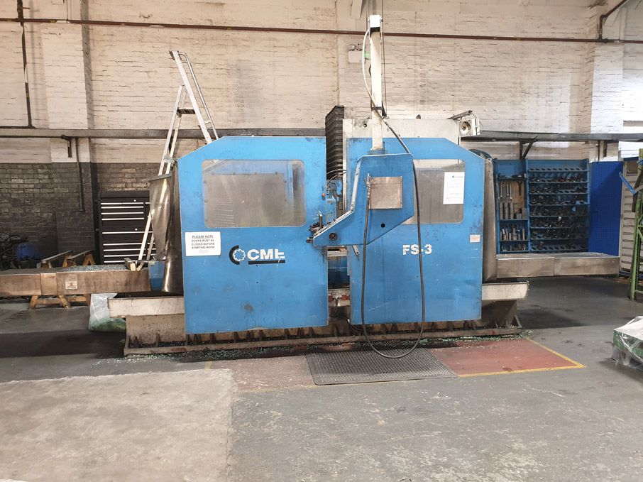 CME FS-3 CNC bed mill, Heidenhain TNC-426 control,...