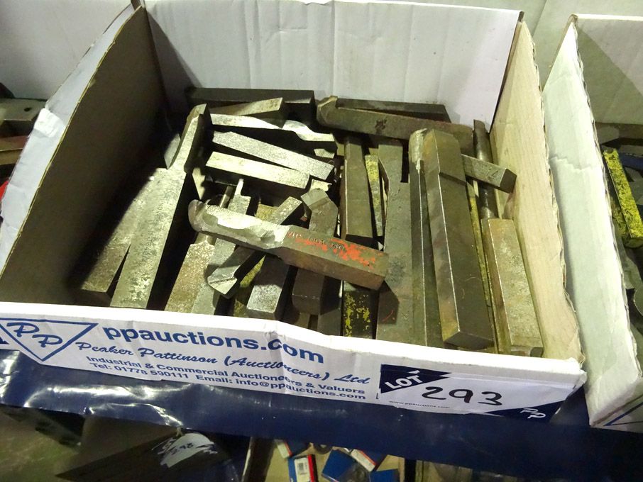 Qty various turning tools - lot located at: Aunby,...