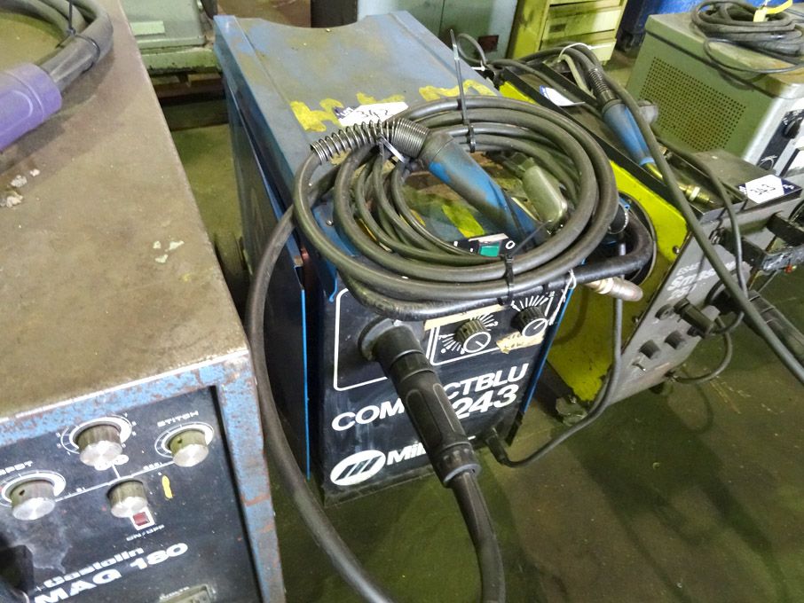 Miller Compact Blu 243 tig welder - lot located at...