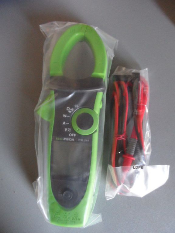 ISO-TECH IPM 244 power clamp meter, P/N 7541230 (b...