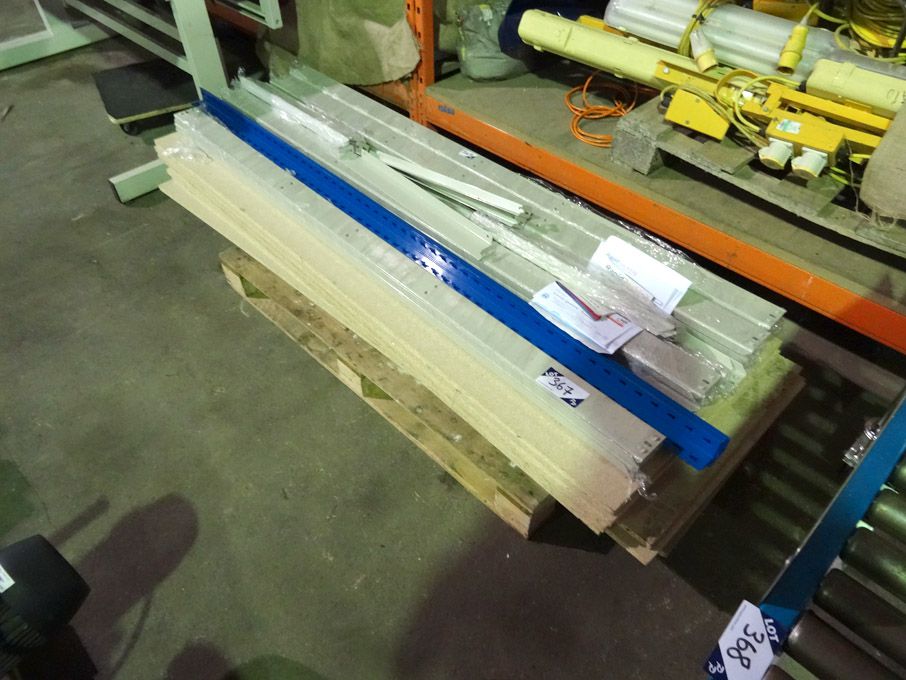 2 bays Rapid Racking light duty boltless storage r...