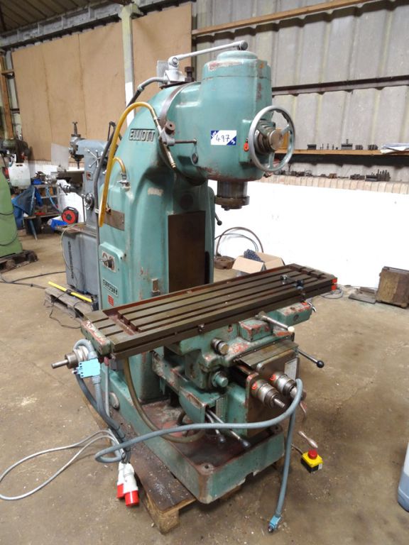 Elliot Rapid No 2 heavy duty vertical mill, 48x12"...