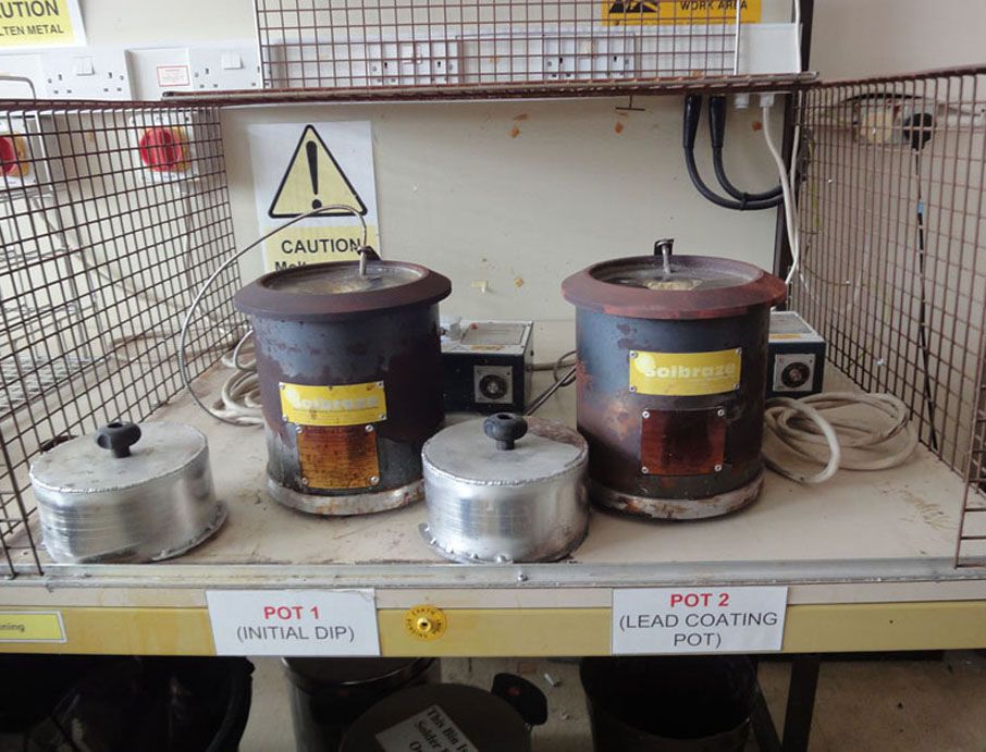 2x Soldbraze ER6 solder pots, temperature control,...