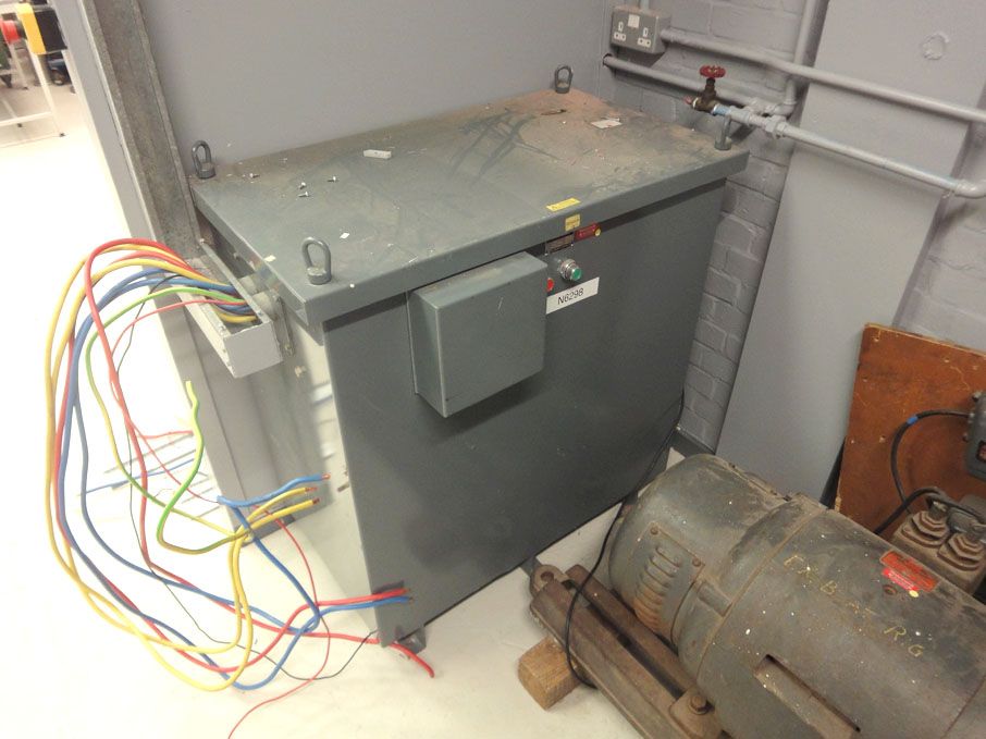 2x Claude Lyons 60kva transformers, 415v input, 38...