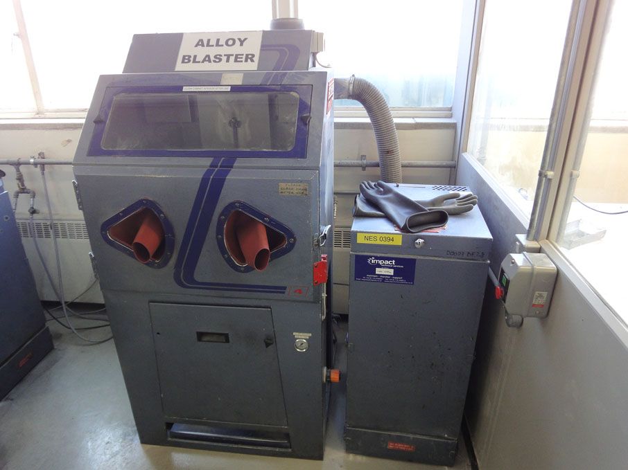 Guyson model 4 blast cleaning cabinet with extract...