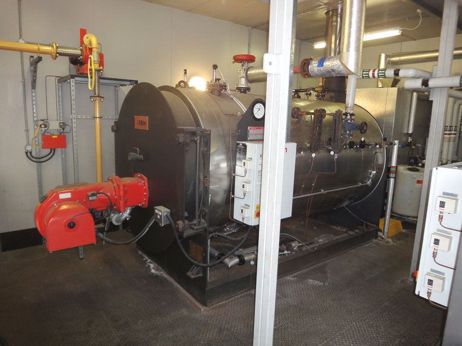 Twin Fulton RB1000 & RB1000A gas fired steam boile...