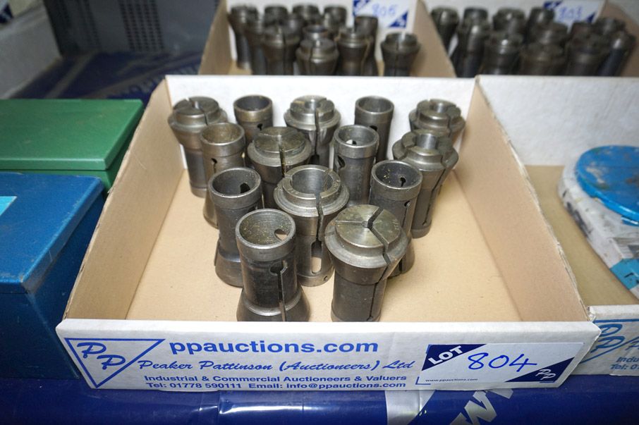 14x round Crawford 412 collets for Ward capstan -...