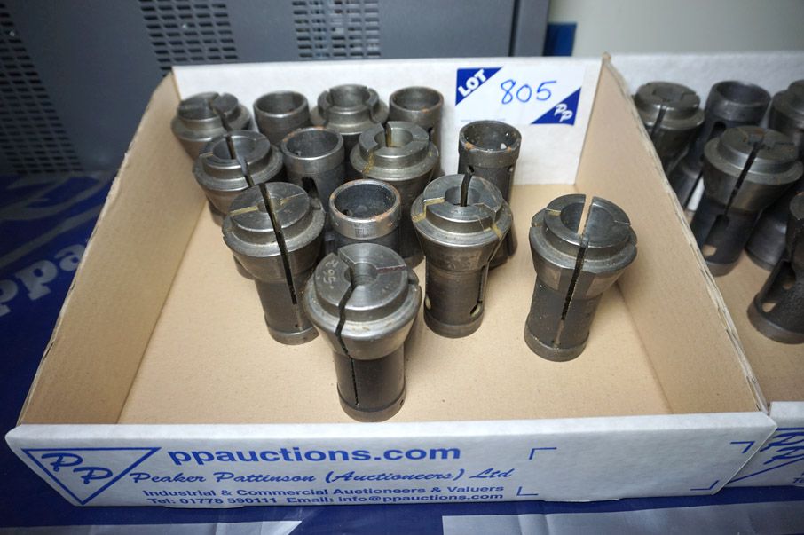 13x round Crawford 412 collets for Ward capstan -...