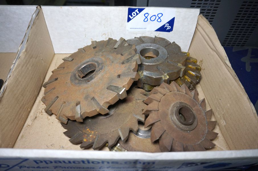 Qty various HSS milling cutters to 200mm dia. appr...