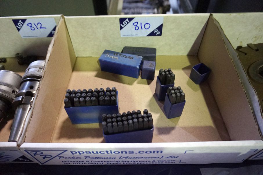 Qty various engineers letters / stamps - Lot Locat...
