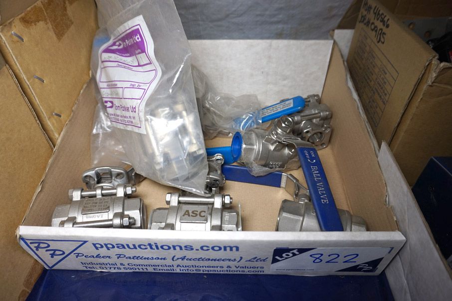 Qty various ball valves etc - Lot Located at: PP S...