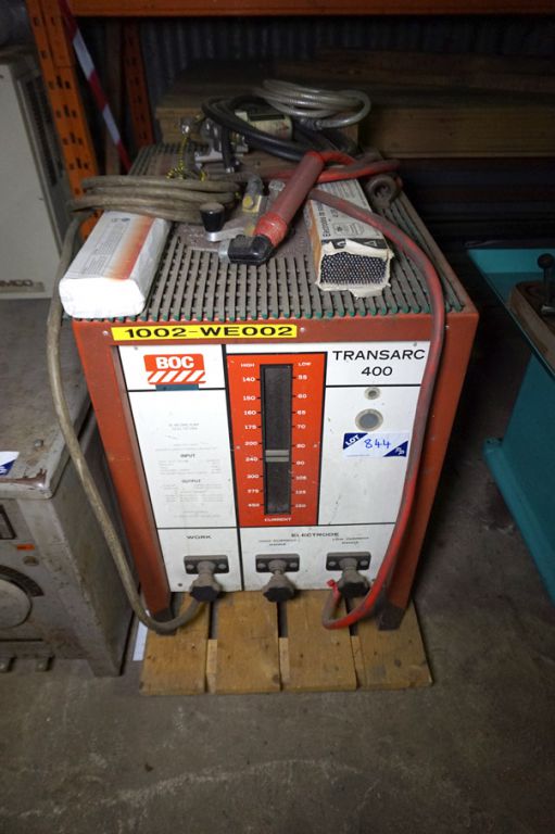BOC Transarc 400 welder, 400A - Lot Located at: PP...