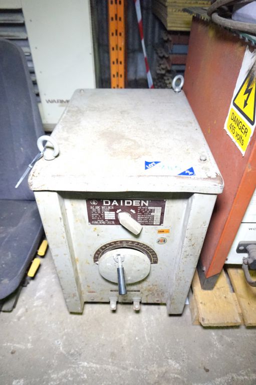 Daiden type B AC arc welder, 24.5kva, 13kW - Lot L...