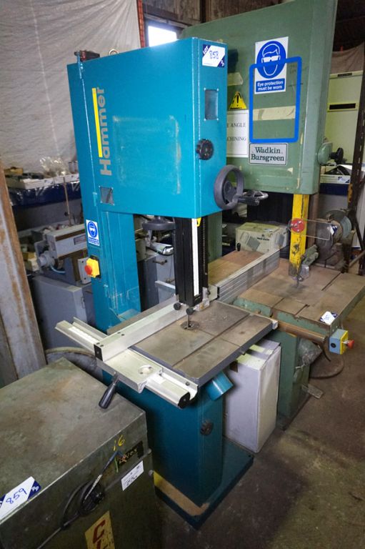 Hammer N4300 vertical band saw, 450x450mm table (2...