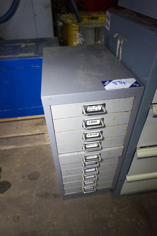 10 drawer storage cabinet - Lot Located at: PP Sal...