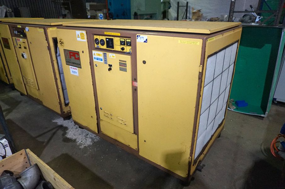 HPC Plusair CS120 screw compressor, 75kW - Lot Loc...