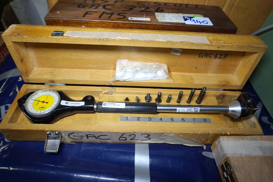 Mercer int mic's dial bore gauge stand set - Lot L...