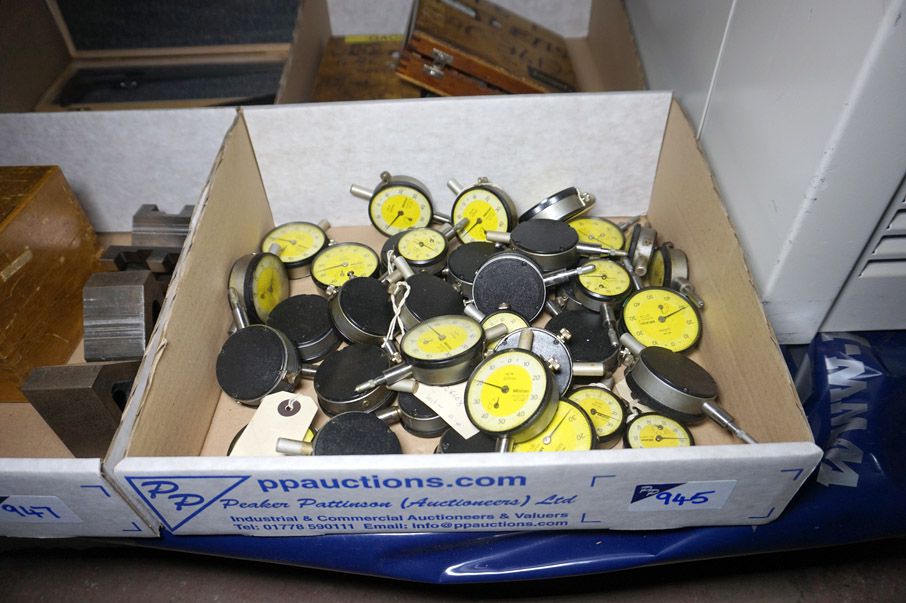 Qty various Mitutoyo dial gauges - Lot Located at:...