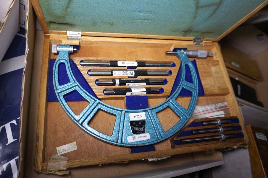 Draper 4-8" micrometer set in box - Lot Located at...