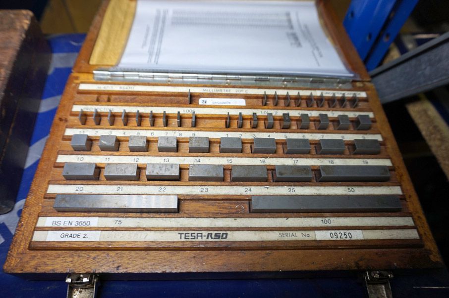 Tesa-RSD Tungsten Carbide slip gauge set, grade 2,...