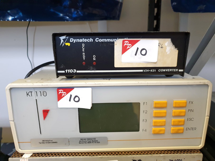 Dynatech 1103 V24-X21 communication convertor & 3M...