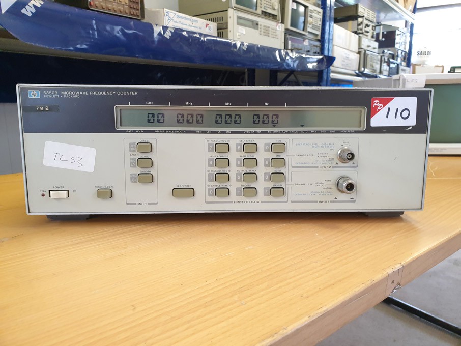 HP5350B microwave frequency counter, 10Hz - 20GHz...