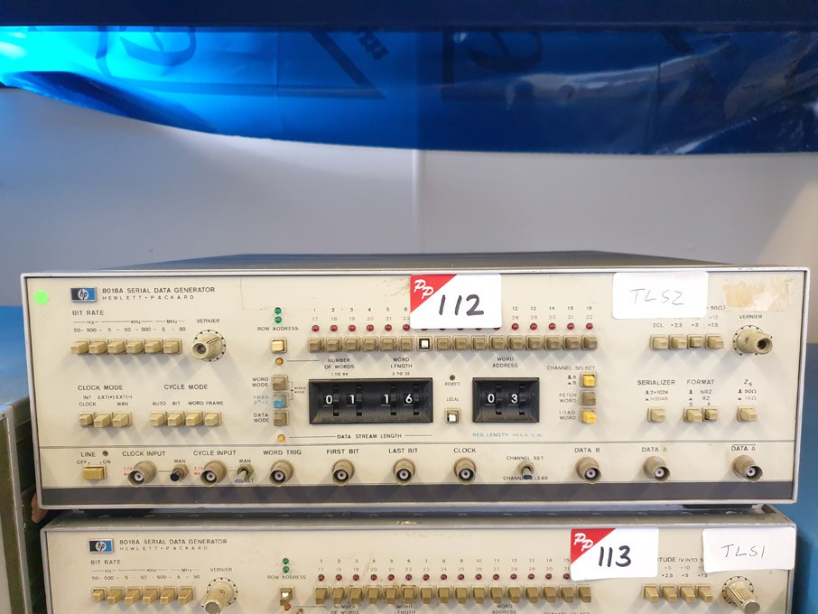 HP8018A serial data generator - lot located at: PP...