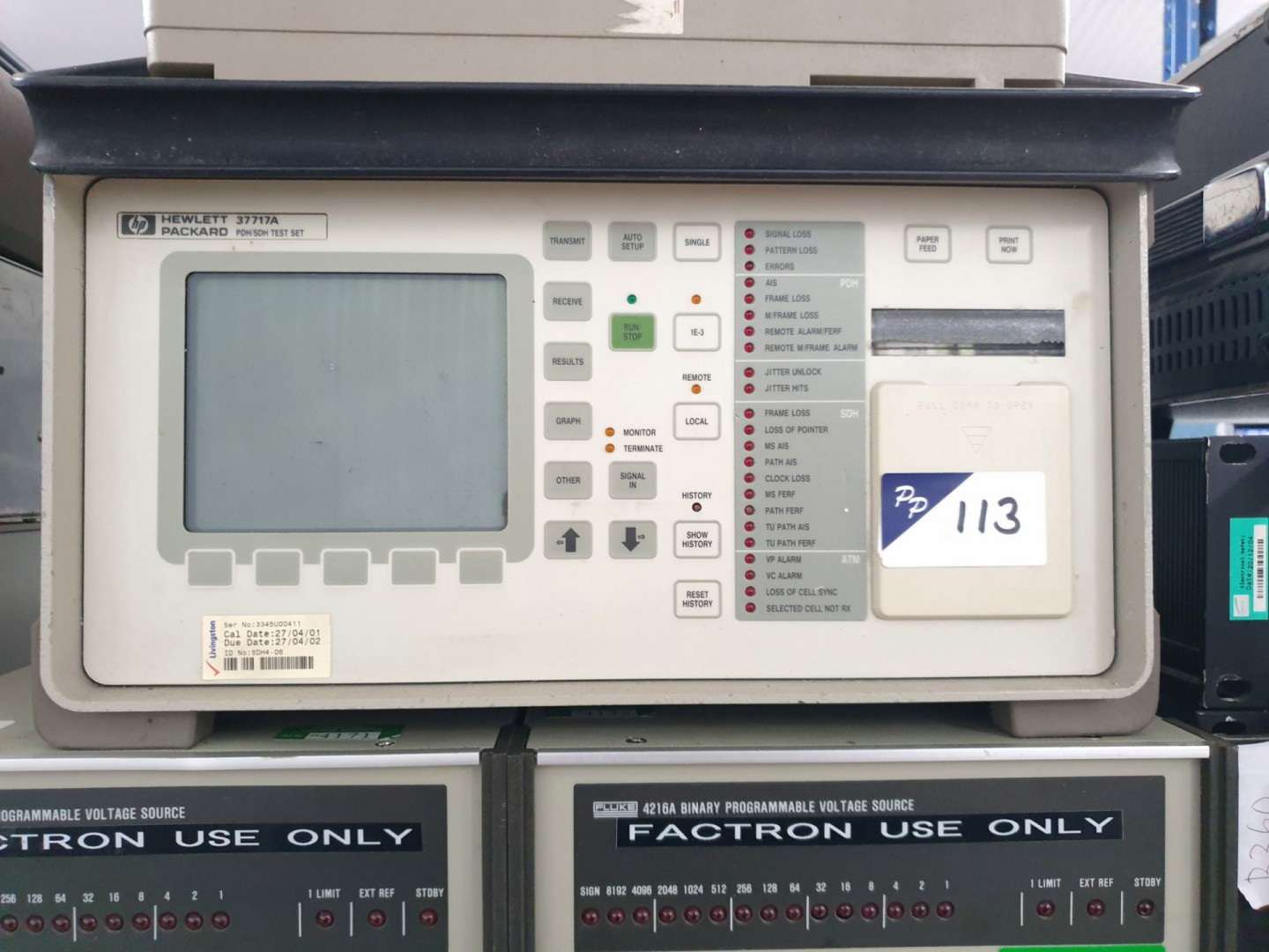HP 37717A PDH/SDH test set (B683)