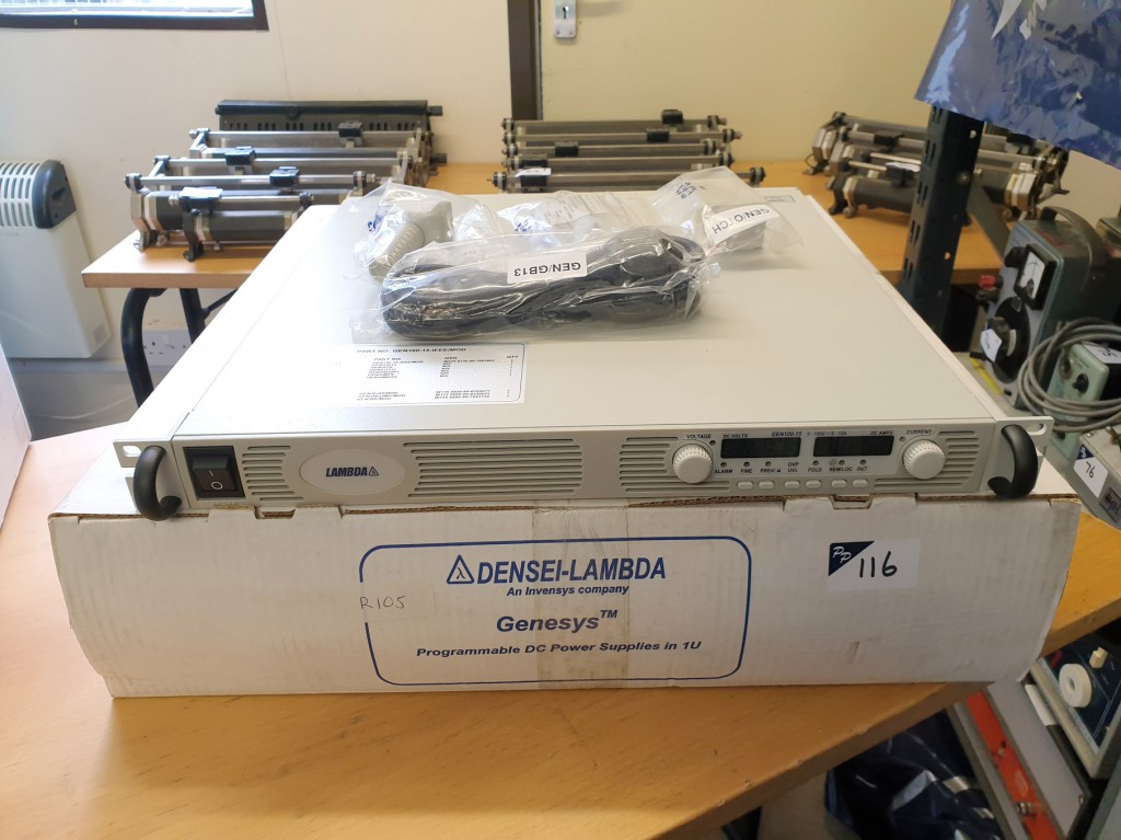 Lambda Gen100-15 power supply, 0-100v / 0-15A (box...
