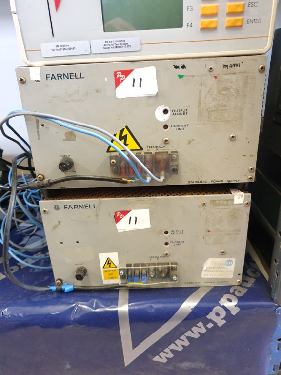 2x Farnell stabilised power supply - lot located a...