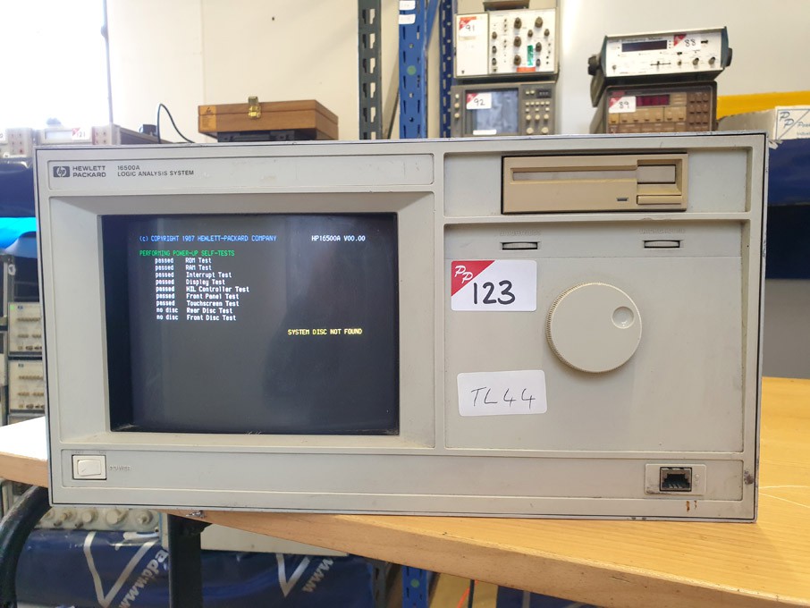 HP16500A logic analysis system with 16531A & 16530...