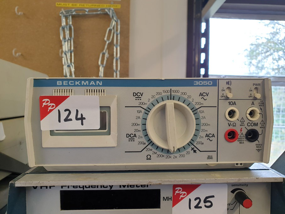 Beckman 3050 digital multimeter - lot located at:...