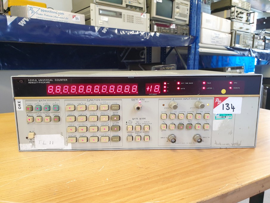 HP 5335A universal counter - lot located at: PP Sa...