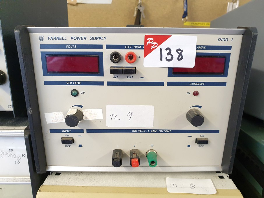 Farnell D100-1 digital meters, 0-100v / 0-1A - lot...