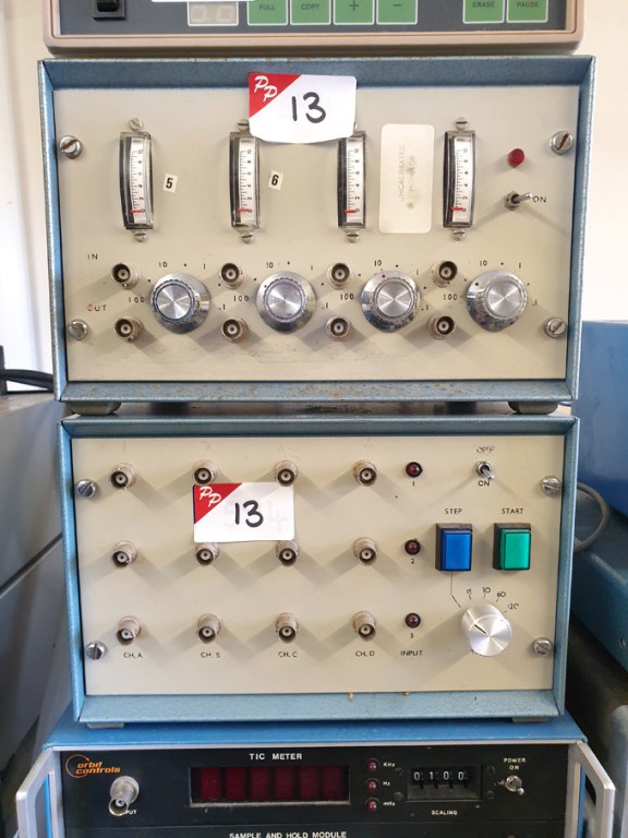 2x RF channel meters - lot located at: PP Saleroom...
