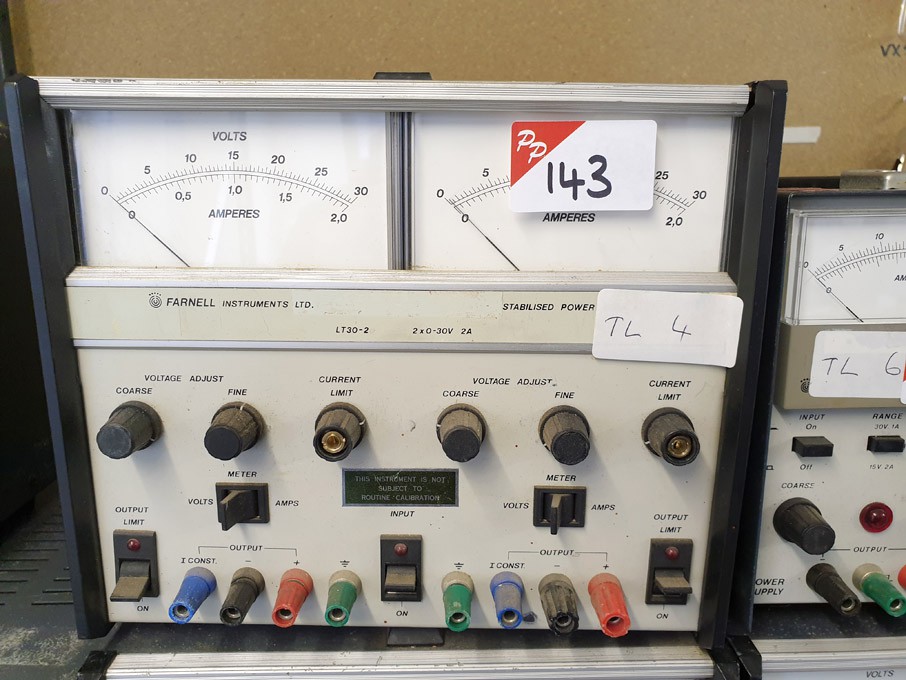 Farnell LT30-2 dual output PSU, 0-30v / 0-2A twice...