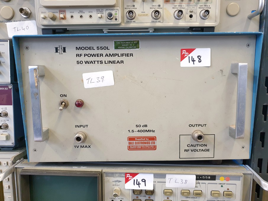 EIN 550L RF power amplifier, 50W, 1.5 - 400MHz, 50...