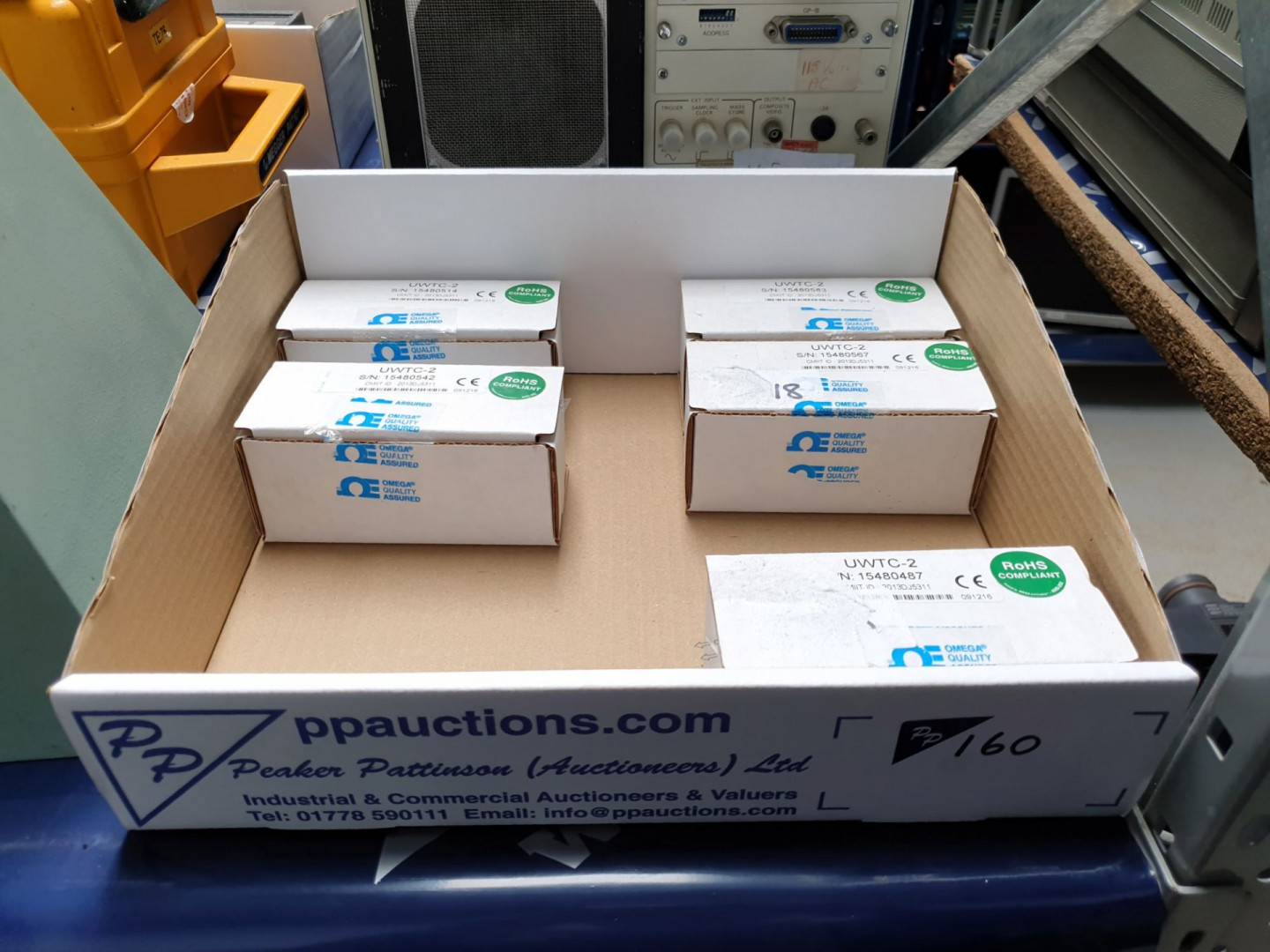 5x Omega UWTC-2 universal wireless thermocouple co...