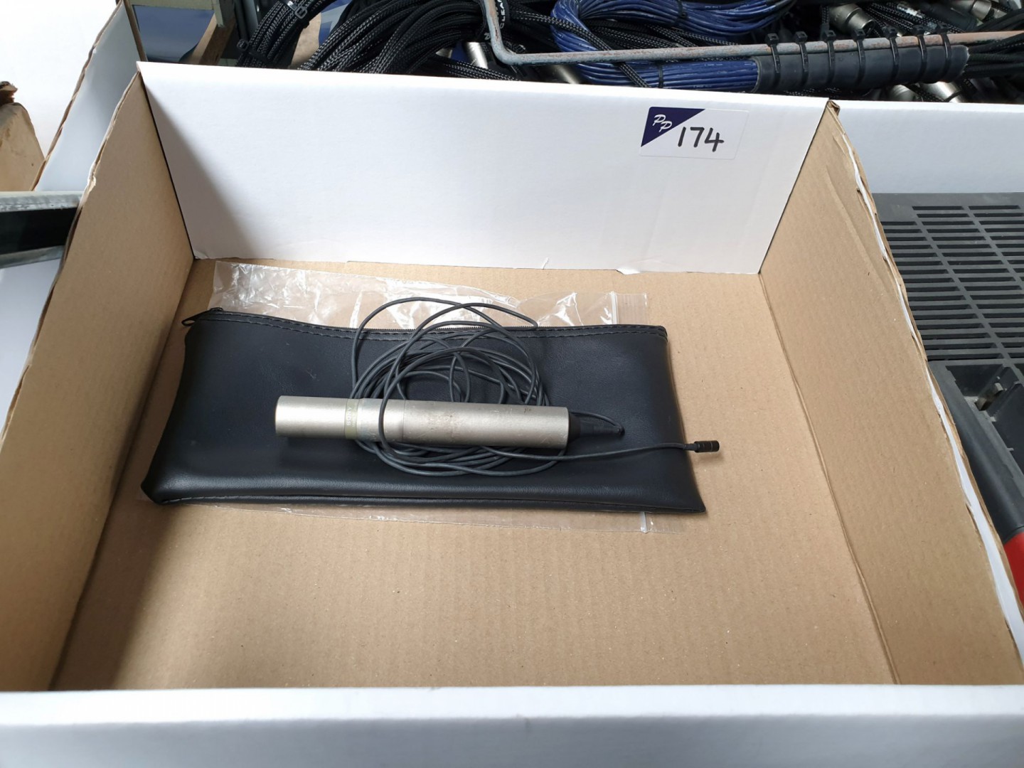 Sony ECM-77B electret condenser microphone in blac...
