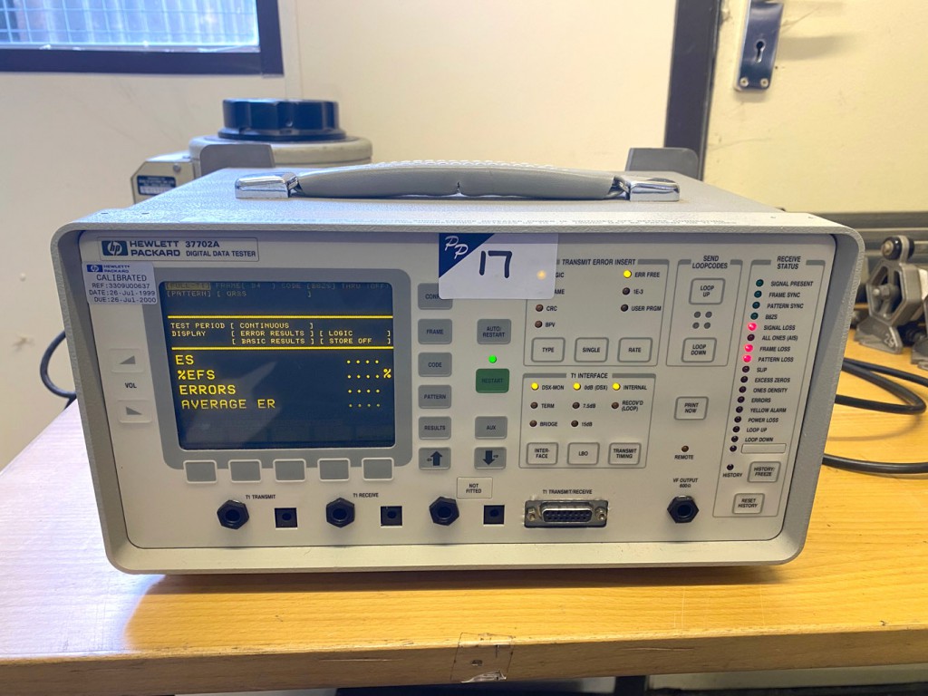 HP 37702A digital data tester