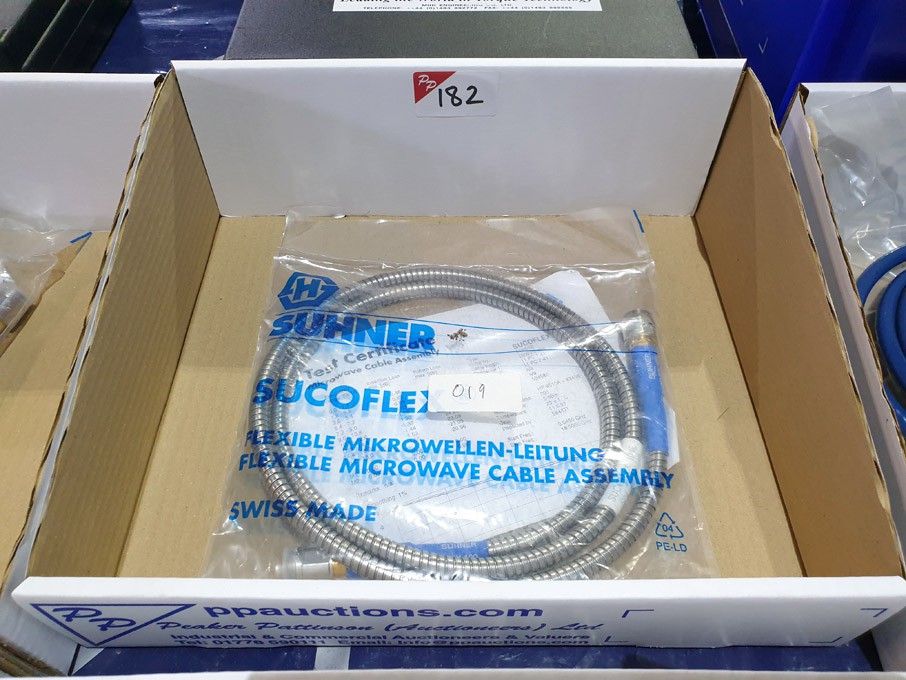 Huber & Suhner Sucoflex 104B RF cable in bag with...