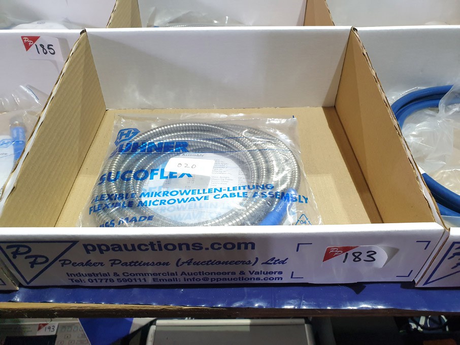 Huber & Suhner Sucoflex 104B RF cable in bag with...