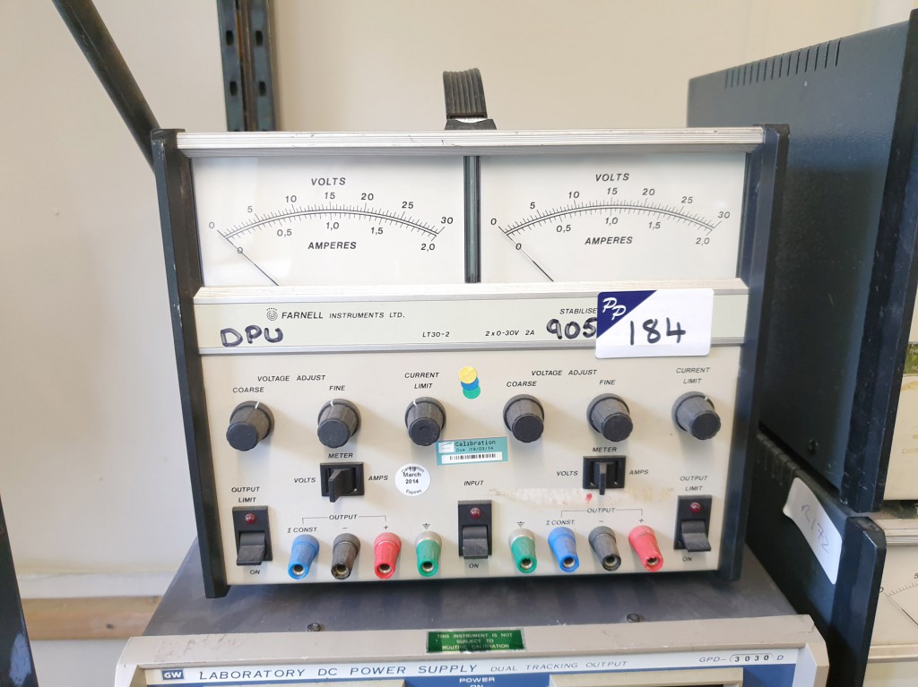Farnell LT30-2 power supply, 0-30v / 0-2A twice