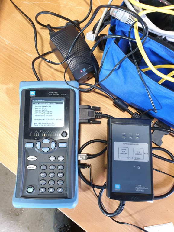 Aethra D2000 Pro ISDN analyser tester with accesso...