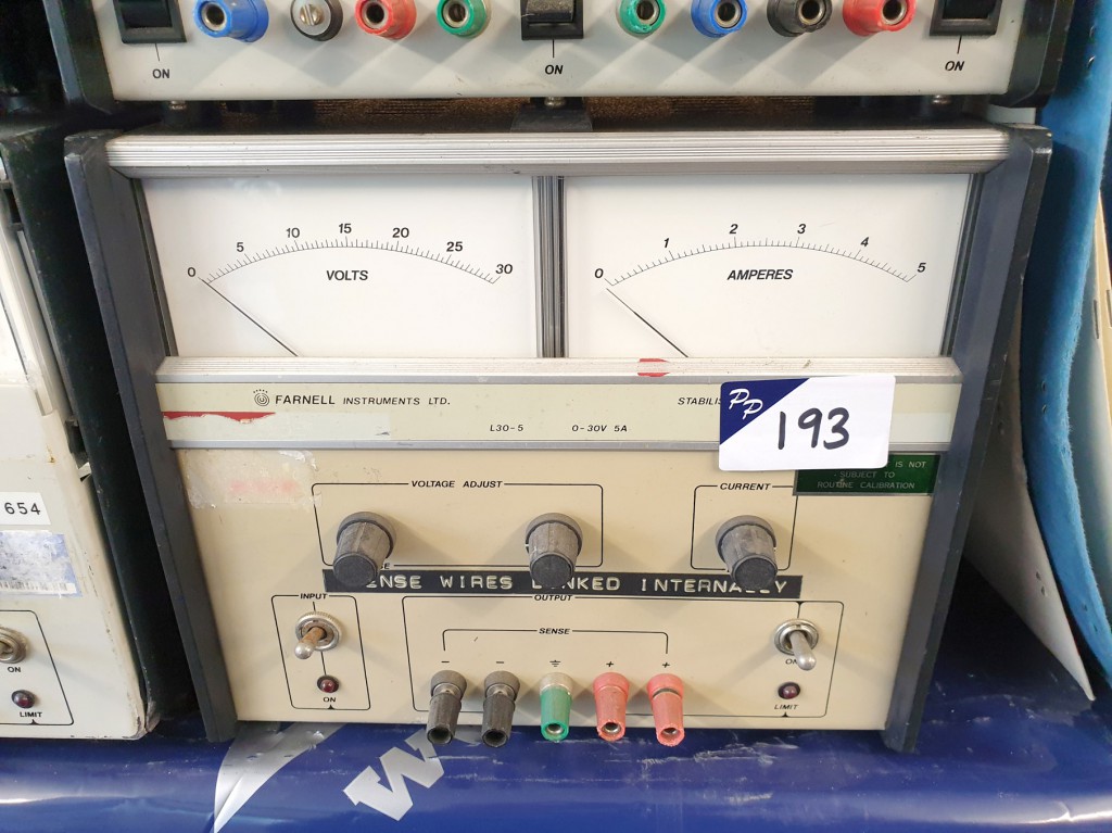 Farnell L30-5 power supply, 0-30v / 0-5A