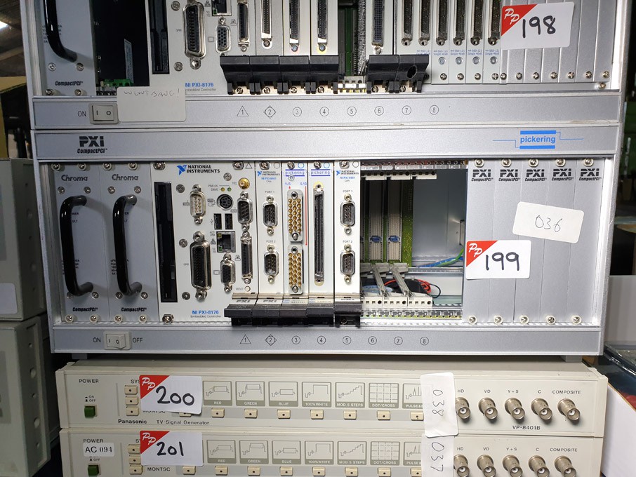 Pickering PXI mainframe with NI PXI 8176 controlle...